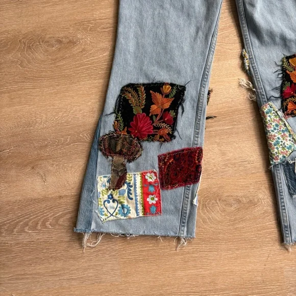 Levi’s 550 Patchwork Hippie Jeans